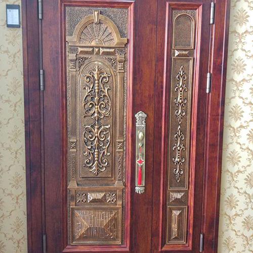 鑄鋁拼接防盜門